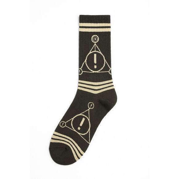 Panic! At The Disco Logo Crew Socks Black White Bioworld Men’s 10–13 - Picture 1 of 6